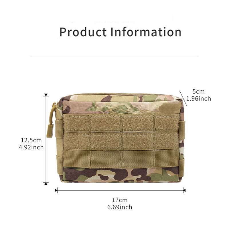 Tactical Molle Waist Pack 600D - Edc Carry Fanny Pack recension och pris